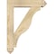 Ekena Millwork Funston Arts and Crafts Rough Sawn Bracket w/ Offset Brace, Douglas Fir, 6"W x 24"D x 32"H BKT0604X24X32FST03RDF - alternate 4